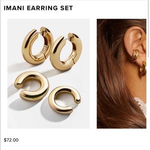 NWT Bauble Bar Imani Earring Set
